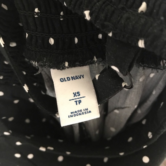 Old Navy Black Polka Dot Jumpsuit - Picture 6 of 7